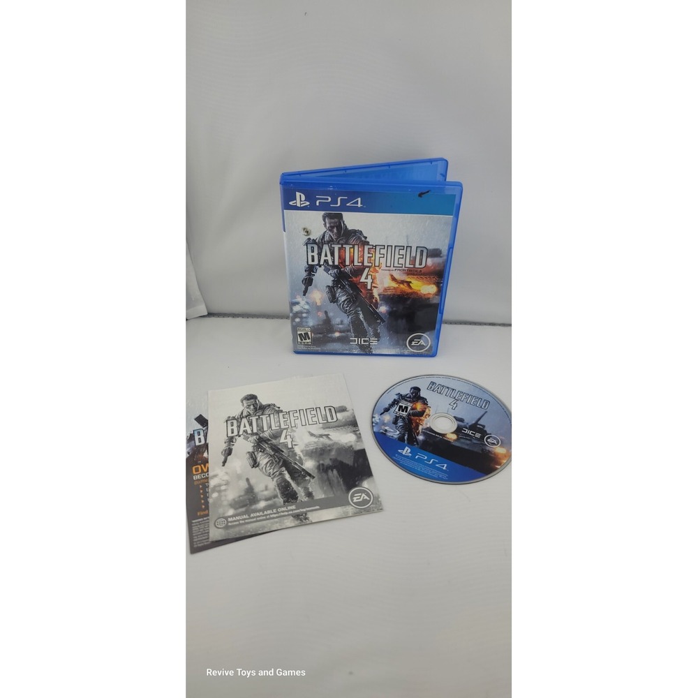 Battlefield 4 (Sony PlayStation 4, 2013) CIB Complete Tested and Working Great
